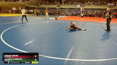 70 lbs Semis (4 Team) - August Kruse, Centennial vs Hayden Altermatt, Wabasso