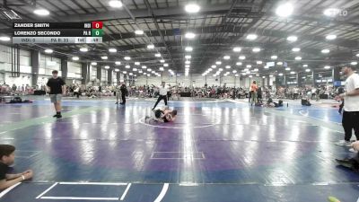 80 lbs Round Of 16 - Zander Smith, Indiana Outlaws Red - EL vs Lorenzo Secondo, PA Revival - EL