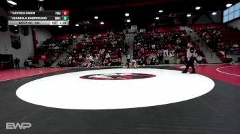 125 lbs 1st Place Match - Isabella Easterling, Bentonville West High School vs Sayben Owen, PERRY