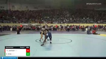 5A-106 lbs Quarterfinal - Hunter Jackson, Elgin Public Schools vs Elijah Ortiz, Altus