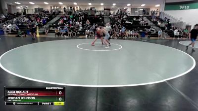 190 lbs Quarterfinal - Jordan Johnson, Lincoln East vs Alex Bogart, McDonald County Wrestling