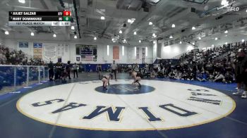 135 lbs 1st Place Match - Juliet Salzar, Northview vs Ruby Dominguez, Mira Costa