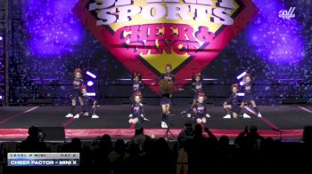 CheerFactor - Mini X [2025 L2 Mini Day 2] 2025 Spirit Sports Worcester Nationals