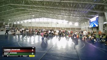 80 lbs Round 2 (4 Team) - Daisy Jackson, Idaho vs Camree Cranford, Utah Blue