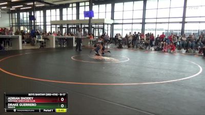 B-17 lbs Cons. Round 1 - Drake Guerrero, Wrath vs Adrian Snodey, Westside Wrestling Club