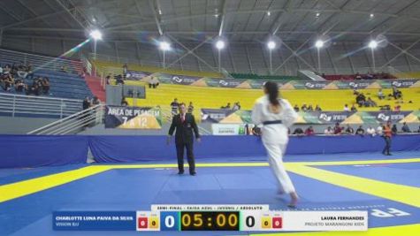 LAURA FERNANDES vs CHARLOTTE LUNA PAIVA DA SILVA 2026 FPJJ Circuito Paulista GI Etapa 3