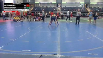 133 lbs Cons. Round 5 - Carson Griffey, Reinhardt University (GA) vs William Harvey, SOT/DOZ