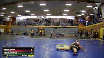 165 lbs Champ. Round 1 - Nicholos Lowe, Cyprus vs Heath Myres, Cottonwood