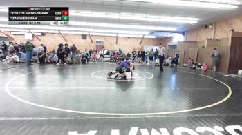 140 lbs Consi Of 8 #2 - Coltyn Shove-Sharp, Corning vs Zak Weissman, Oneonta