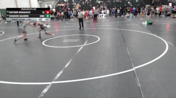 132 lbs Cons. Round 3 - Chason Sauers, Ottawa County Wrestling Club vs Kayden Bolejack, Fillmore Central