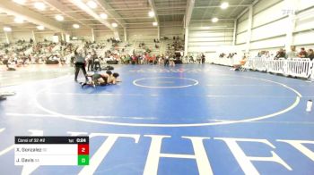 132 lbs Consi Of 32 #2 - Xavier Gonzalez, SC vs Jin Davis, GA