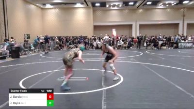 98 lbs Quarterfinal - J Rock Garcia, Rough House vs Joseph D. Bajza, Bald Eagle WC