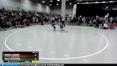 120 lbs Cons. Round 6 - Emjay Neumann, Askren Wrestling Academy vs Aviana Caceres, Houston 713 Wrestling