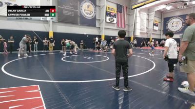 120 lbs Semifinal - Dylan Garcia, Long Branch vs Sawyer Fowler, Malvern