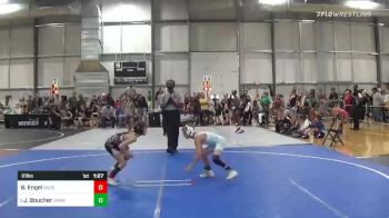 61 lbs Quarterfinal - Brynn Engel, Badger Wrestling vs Jaxson Boucher, Grwa
