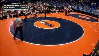 113 lbs Quarterfinals (8 Team) - William Grafton-Hodgetts, Chicago (Mt. Carmel) vs Isaiah Martinez, Rockton (Hononegah)