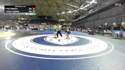 Girls 3A 155 lbs Champ. Round 1 - Bailey Parker, Peninsula (Girls) vs Itze Arreola, Decatur (Girls)