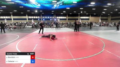 144 kg Quarterfinal - Jack Burdick, Carbon vs Jerome Salazar, Kingdom WC