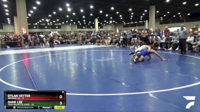 144 lbs Round 1 (6 Team) - Hank Lee, Team Palmetto State vs Dylan Vetter, Refinery WC