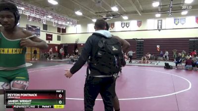 JV-42 lbs Quarterfinal - Peyton Pontnack, Cedar Falls vs Jaheim Wright, Cedar Rapids Kennedy