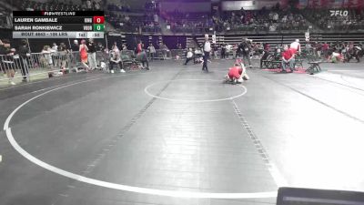 106 lbs Consi Of 4 - Lauren Gambale, Kingsway vs Sarah Ronkiewicz, Voorhees