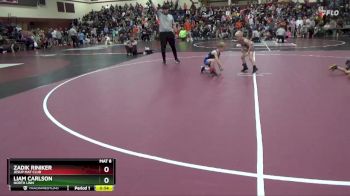 SPW-11 lbs Cons. Semi - Liam Carlson, North Linn vs Zadik Riniker, Jesup Mat Club