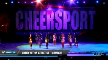Cheer Nation Athletics - Midnight [2021 L4 Junior - D2 - Small Day 2] 2021 CHEERSPORT National Cheerleading Championship