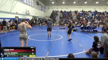 130 lbs Round 1 - Kaylee Romero, Hargett Wrestling vs Lewis Goff, Thunder