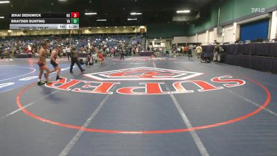 126 lbs Consi Of 128 #2 - Jekai Sedgwick, NC vs Brayden Bunting, VA