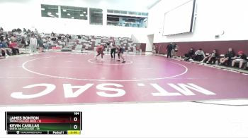 184 lbs Finals (2 Team) - James Bonton, Sierra College (RED) vs Kevin Casillas, Santa Ana College