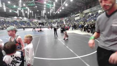 58 lbs Quarterfinal - Coleman Lewis, Bennett Wrestling Club vs Tristen Craft, Badlands Elite