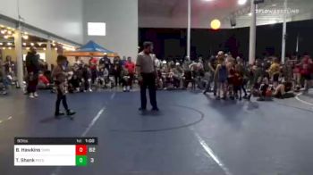 90 lbs Prelims - Bentley Hawkins, Team Michigan vs Trent Shank, Total Prestige Throws