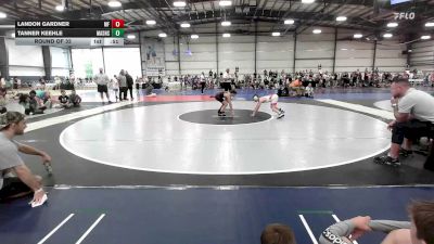 85 lbs Round Of 32 - Landon Gardner, MF Purge Elite - EL vs Tanner Keehle, Mat Assassins Red - EL