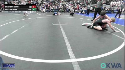 130 lbs Semifinal - Channing Dunn, Kingfisher YellowJackets vs Nikolas Meek, D3 Wrestling Cluib