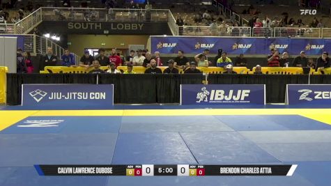 Brendon Charles Attia vs Calvin Lawrence DuBose 2026 Pan Jiu Jitsu IBJJF Championship