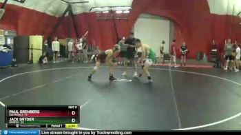 145 lbs Round 1 (4 Team) - Paul Grenberg, Elk River A vs Jack Snyder, Geneso