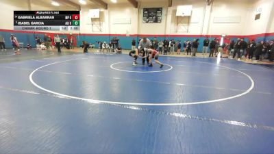 Girls 115 lbs Champ. Round 1 - Isabel Garcia, Alisal Girls vs Gabriela Albarran, Mt Pleasant Girls