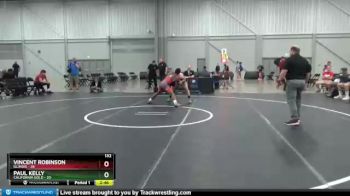 132 lbs Placement Matches (8 Team) - Vincent Robinson, Illinois vs Paul Kelly, California Gold