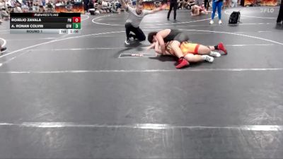 195/hwt Round 1 - A. Ronan Colvin, Central Florida Wrestling vs Rojelio Zavala, Pedraza Wrestling