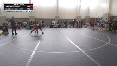 105 lbs Semis - Hailey Robinson, Thermopolis Wrestling Club vs Arianna Rodriguez, Valiant College Preparatory