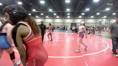 105 lbs Rr Rnd 2 - Aniya Polk, LADY WARRIORS UNITED /BLACK 46:5 -GHSE vs Ava Montes, PA West Yellow - GHSE