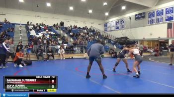 121 lbs Cons. Semi - Sofia Ibarra, Roosevelt High School vs Savannah Gutierrez, Yucaipa Thunder