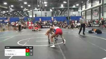 132 lbs Final - Tavius Hosely, Team Gotcha vs Matt McBride, Law