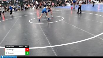 133 lbs Cons. Round 5 - Nick Krug, Air Force vs Brenden Barnes, Air Force