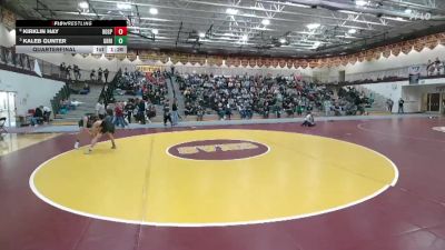120 lbs Quarterfinal - Kaleb Gunter, Green River vs Kirklin Hay, Rock Springs