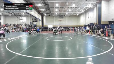 126 lbs Consi Of 8 #1 - Ronan Flatley, Wayland vs Amadi Ezeugwu, Southwick-Tolland