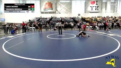 44 lbs 3rd Place Match - Linux George, Olean Wrestling Club vs Brandon Mendola, Greece Storm Wrestling