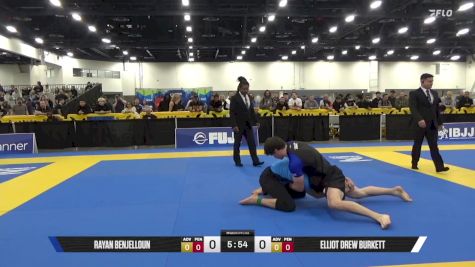 Elliot Drew Burkett vs Rayan Benjelloun 2025 World IBJJF Jiu-Jitsu No-Gi Championship