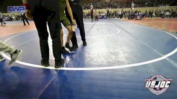 88 lbs 5th Place - Cohen Wallace, Kingfisher YellowJackets vs Rex McDonald, Team Tulsa Wrestling Club