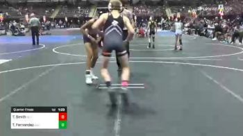 109 lbs Quarterfinal - Trey Smith, Team Real Life vs Tristan Fernandez, California Grapplers